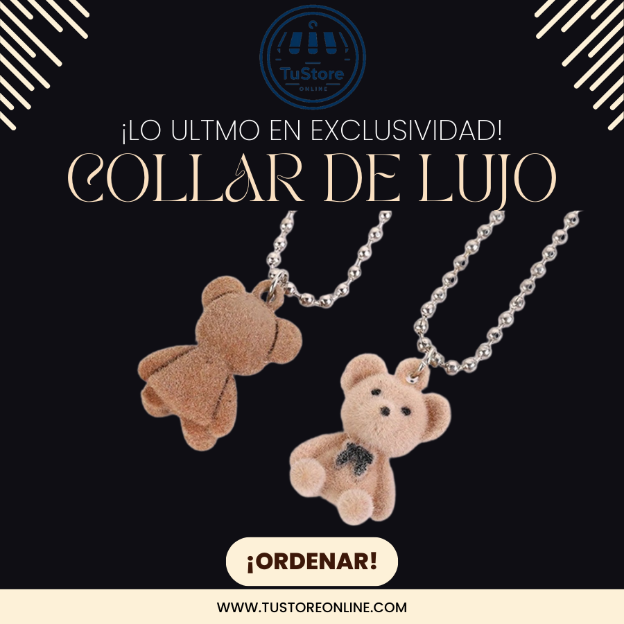 COLLAR OSO DE PELUCHE