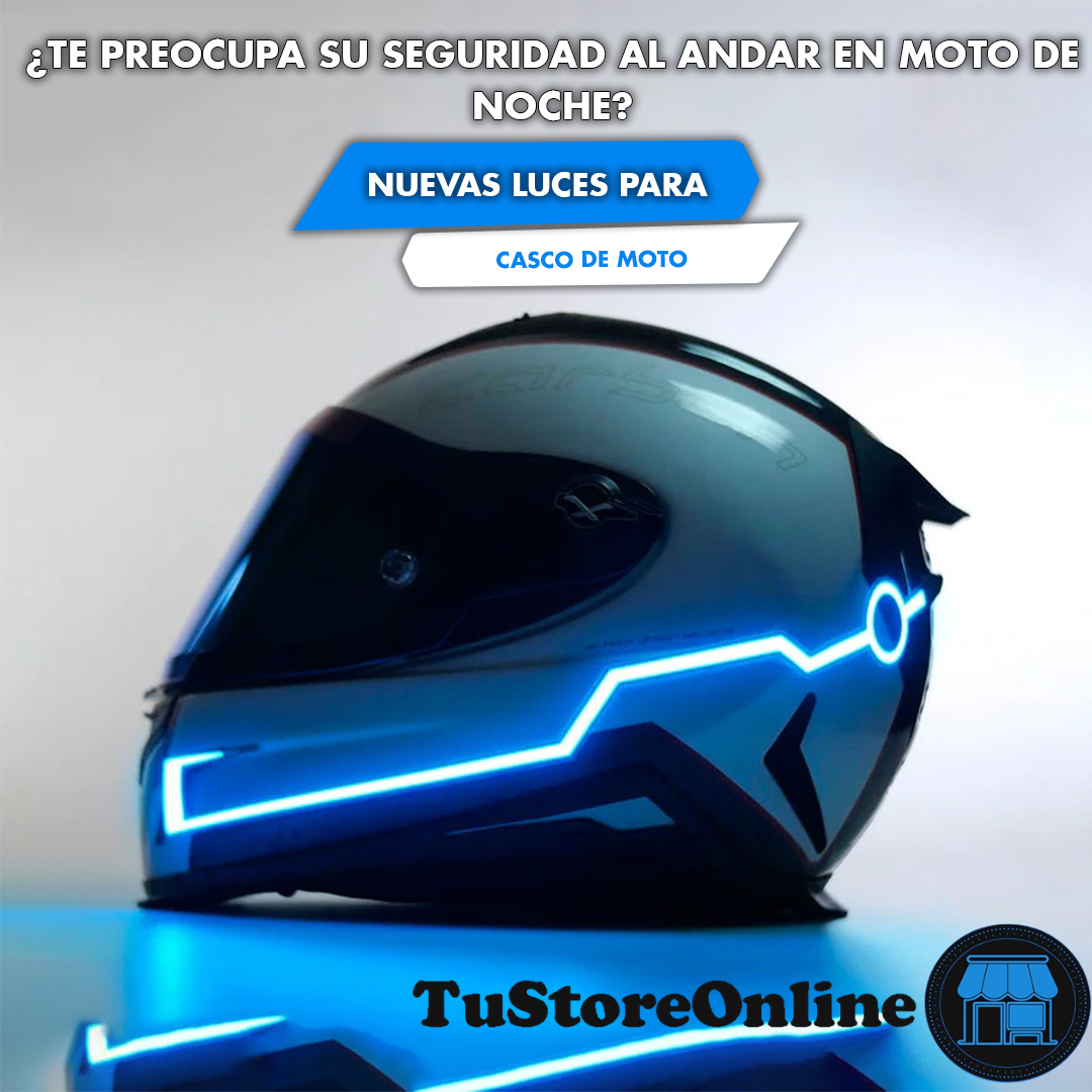 LUCES PARA CASCO DE MOTO