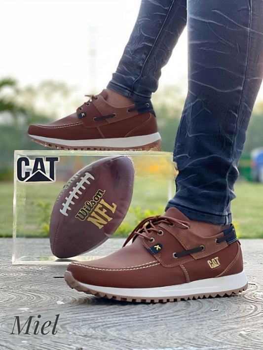 👞Zapatillas Cat Estilo Cosido👞