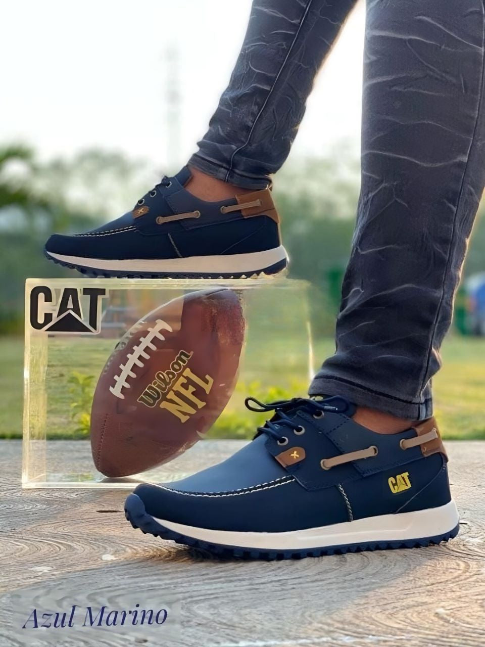 👞Zapatillas Cat Estilo Cosido👞