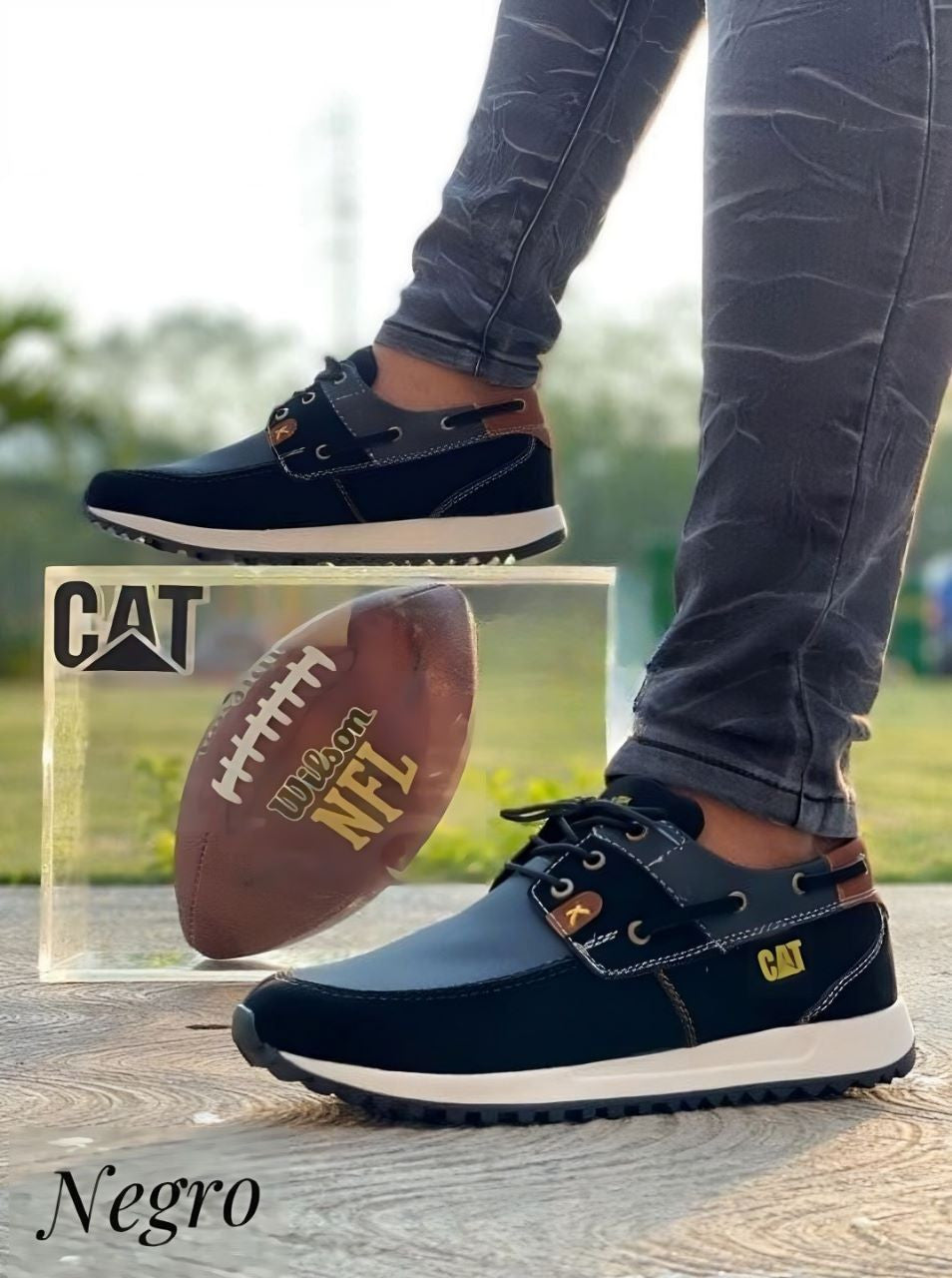 👞Zapatillas Cat Estilo Cosido👞